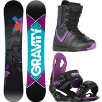 Dámský Gravity snowboard komplet