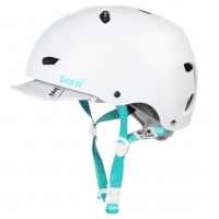 Bern Brighton satin white visor