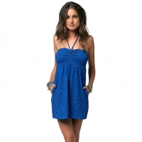 Fox Edge Tube Dress tech blue