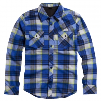 Fox Decker Ls Flann. tech blue