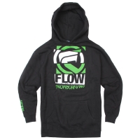 Flow Diced Youth Hoodie black