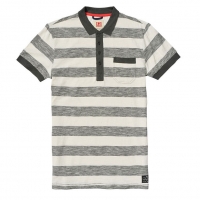 Globe Moonshine Polo dirty white/grey marle