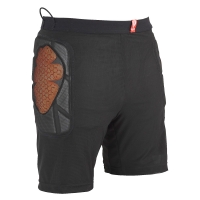 Red Base Layer Short black