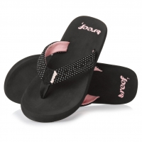Reef Seaside black/light pink/dots