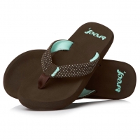Reef Seaside brown/aqua/dots