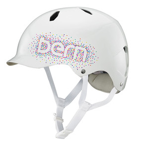 Přejít na produkt Helma Bern Bandita gloss white confetti logo 2018