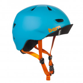 Přejít na produkt Helma Bern Brentwood matte bright blue 2016