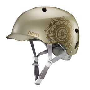Přejít na produkt Helma Bern Lenox satin champagne mandala 2017