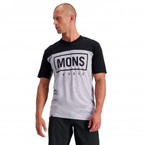 Přejít na produkt Bike dres Mons Royale Redwood Enduro VT black/grey marl 2020