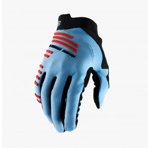 Prejsť na produkt Bike rukavice 100% R-Core light blue/fluo red 2020