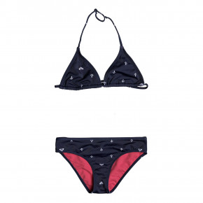 Přejít na produkt Bikiny Roxy At The Sea Tiki Tri Set dress blues watercolor anchor 2018