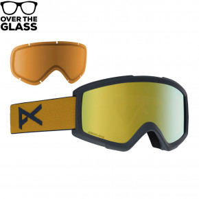 Prejsť na produkt Okuliare Anon Helix 2 Sonar W/Spare mustard 2018/2019