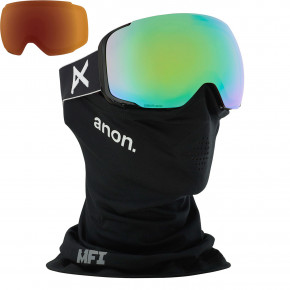Przejść do produktu Gogle Anon M2 Mfi W/spare black 2019/2020