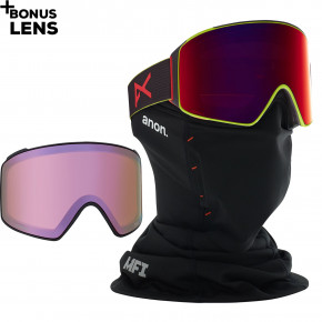 Go to the product Goggles Anon M4 Cylindrical MFI black pop 2020/2021