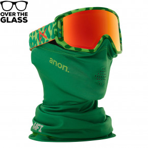 Przejść do produktu Gogle Anon Relapse Jr Mfi green skull 2018/2019