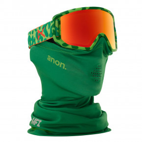 Prejsť na produkt Okuliare Anon Relapse Jr Mfi green skull 2018/2019