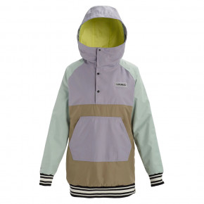 Přejít na produkt Bunda Burton Wms Loyle Anorak aqua grey/lilac grey/timber 2019/2020