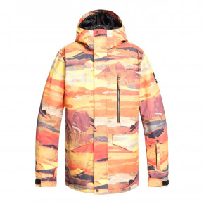 Go to the product Jacket Quiksilver Mission Printed barn red matte painting 2019/2020