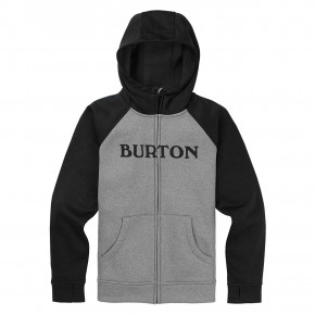Go to the product Tech Hoodie Burton Boys Oak Fz Hoodie grey heather 2019/2020