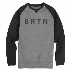 Przejść do produktu Bluza Burton Crown Bonded Crew monument heather/true black 2018/2019