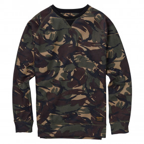 Přejít na produkt Technická mikina Burton Crown Bonded Crew seersucker camo 2018/2019