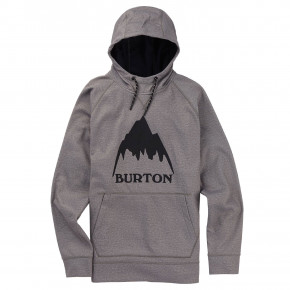Prejsť na produkt Technická mikina Burton Crown Bonded Pullover grey heather 2019