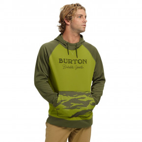 Přejít na produkt Technická mikina Burton Crown Bonded Pullover woodbine/keef tiger ripstop 2019