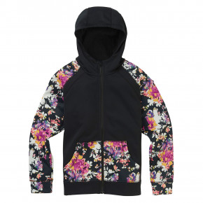 Przejść do produktu Bluza Burton Girls Crown Bonded Fz true black/secret garden 2019/2020