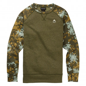 Přejít na produkt Technická mikina Burton Wms Oak Crew keef heather/wheeler camo 2019/2020