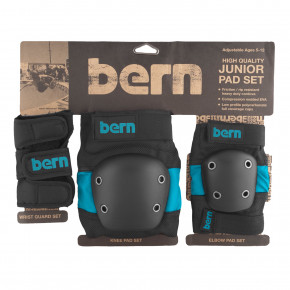 Przejść do produktu Ochraniacz Bern Junior Pad Set blue on black 2018