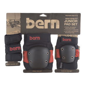 Přejít na produkt Chránič Bern Junior Pad Set red on black 2017