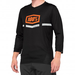 Přejít na produkt Bike dres 100% Airmatic 3/4 Sleeve Jersey black/orange 2020