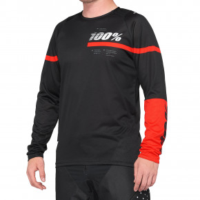 Przejść do produktu Koszulka rowerowa 100% R-Core Jersey black/red 2020