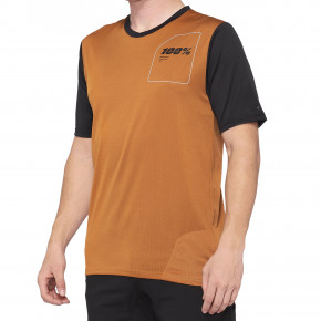 Přejít na produkt Bike dres 100% Ridecamp Jersey terracotta/black 2020