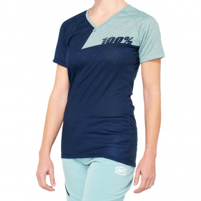 Přejít na produkt Bike dres 100% Wms Airmatic Jersey navy/seafoam 2020