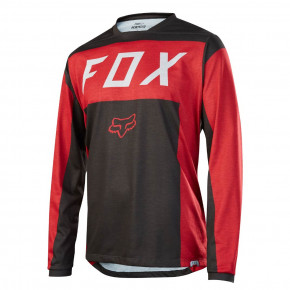 Přejít na produkt Dres Fox Indicator Ls Moth red/black 2017
