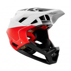 Přejít na produkt Helma Fox Proframe Pistol white/black/red 2019