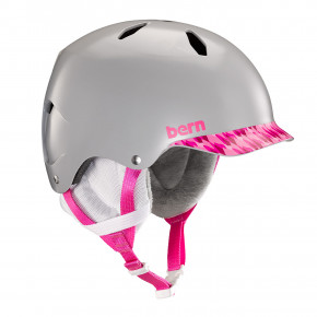 Go to the product Helmet Bern Bandito satin grey/pink brimstyle 2020/2021