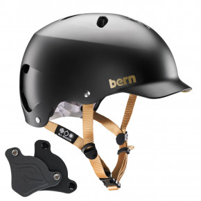 Přejít na produkt Helma Bern Lenox H2O satin black 2020
