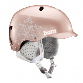 Přejít na produkt Helma Bern Lenox satin rose gold snowflake 2018/2019