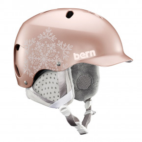Přejít na produkt Helma Bern Lenox satin rose gold snowflake 2019/2020