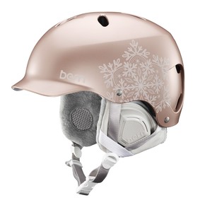 Přejít na produkt Helma Bern Lenox satin rose gold snowflake 2017/2018