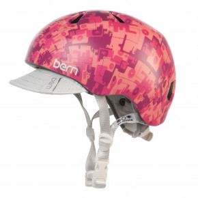 Přejít na produkt Helma Bern Nina satin pink camo 2015