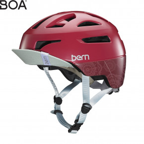 Přejít na produkt Helma Bern Parker satin cranberry mandala 2017