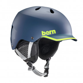 Přejít na produkt Helma Bern Watts matte navy/hyper green trim 2018/2019