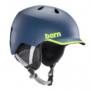 Go to the product Helmet Bern Watts satin navy/hyper green trim 2019/2020