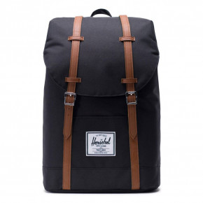 Přejít na produkt Herschel Retreat black/tan synth leather 2019