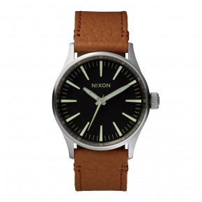 Přejít na produkt Hodinky Nixon Sentry 38 Leather black/saddle 2017