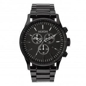 Prejsť na produkt Hodinky Nixon Sentry Chrono all black 2019