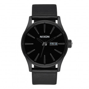 Přejít na produkt Hodinky Nixon Sentry Leather all black/black 2019